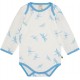 loud + proud - Bio Baby Body langarm mit Libellen-Allover, blau