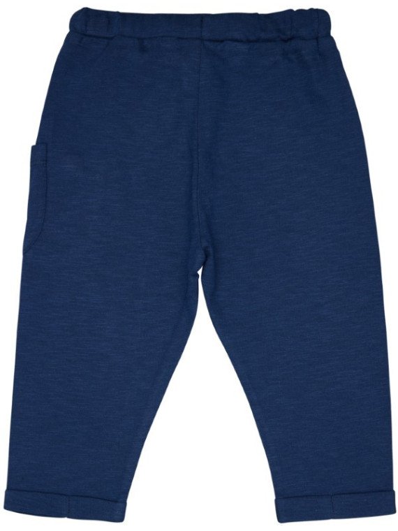 loud + proud - Bio Kinder Slub Jersey Hose, blau