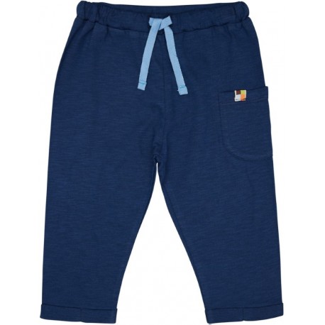 loud + proud - Bio Kinder Slub Jersey Hose, blau