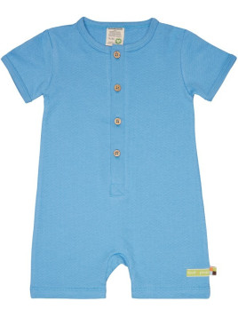 loud + proud - Bio Baby Jersey Spieler in Musselin-Optik, blau