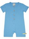 loud + proud - Bio Baby Jersey Spieler in Musselin-Optik, blau