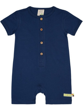 loud + proud - Bio Baby Jersey Spieler in Musselin-Optik, marine
