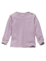 People Wear Organic - Bio Baby Langarmshirt mit Rippen-Struktur, flieder