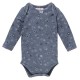 People Wear Organic - Bio Baby Body langarm mit Frühlingsblumen-Allover