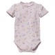 People Wear Organic - Bio Baby Body kurzarm mit Frühlingsblumen-Allover