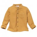 People Wear Organic - Bio Baby Musselin Hemd, honiggelb