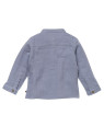 People Wear Organic - Bio Baby Musselin Hemd, taubenblau