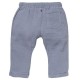 People Wear Organic - Bio Baby Musselin Hose mit Taschen, taubenblau