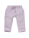 People Wear Organic - Bio Baby Musselin Hose mit Taschen, flieder
