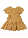 People Wear Organic - Bio Baby Musselin Kleid, honiggelb