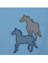Enfant Terrible - Bio Kinder T-Shirt mit Pferde-Applikation