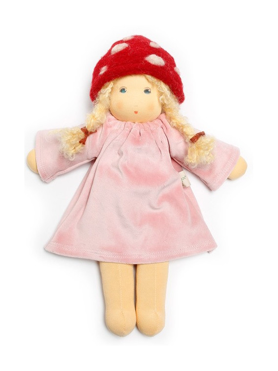 Nanchen Natur - Bio Schmusepuppe "Gartenkind Lene" 35cm