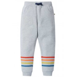 frugi - Bio Kinder Sweathose "Switch" mit Streifen-Applikation