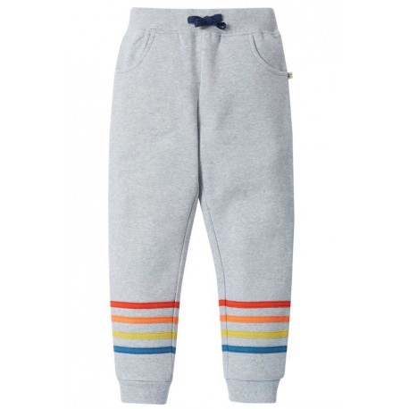 frugi - Bio Kinder Sweathose "Switch" mit Streifen-Applikation