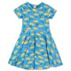 frugi - Bio Kinder Jersey Kleid "Spring" mit Echinacea-Blumen-Allover