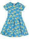frugi - Bio Kinder Jersey Kleid "Spring" mit Echinacea-Blumen-Allover