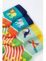 frugi - Bio Baby Stopper Socken Doppelpack mit Jungle-Motiven
