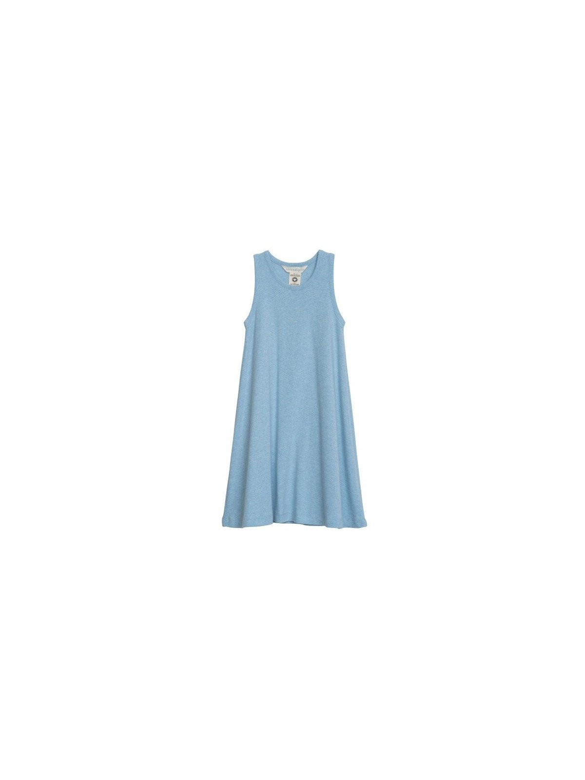 serendipity organics - Bio Kinder Jerseykleid, aqua