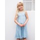 serendipity organics - Bio Kinder Jerseykleid, aqua