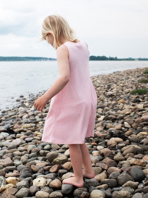 serendipity organics - Bio Kinder Jerseykleid, rose
