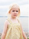 serendipity organics - Bio Kinder Trägerkleid mit Blumen-Allover