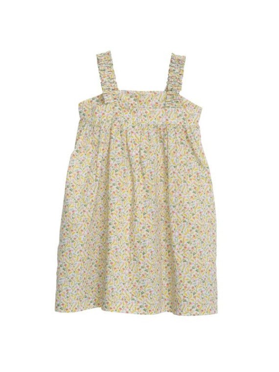 serendipity organics - Bio Kinder Trägerkleid mit Blumen-Allover