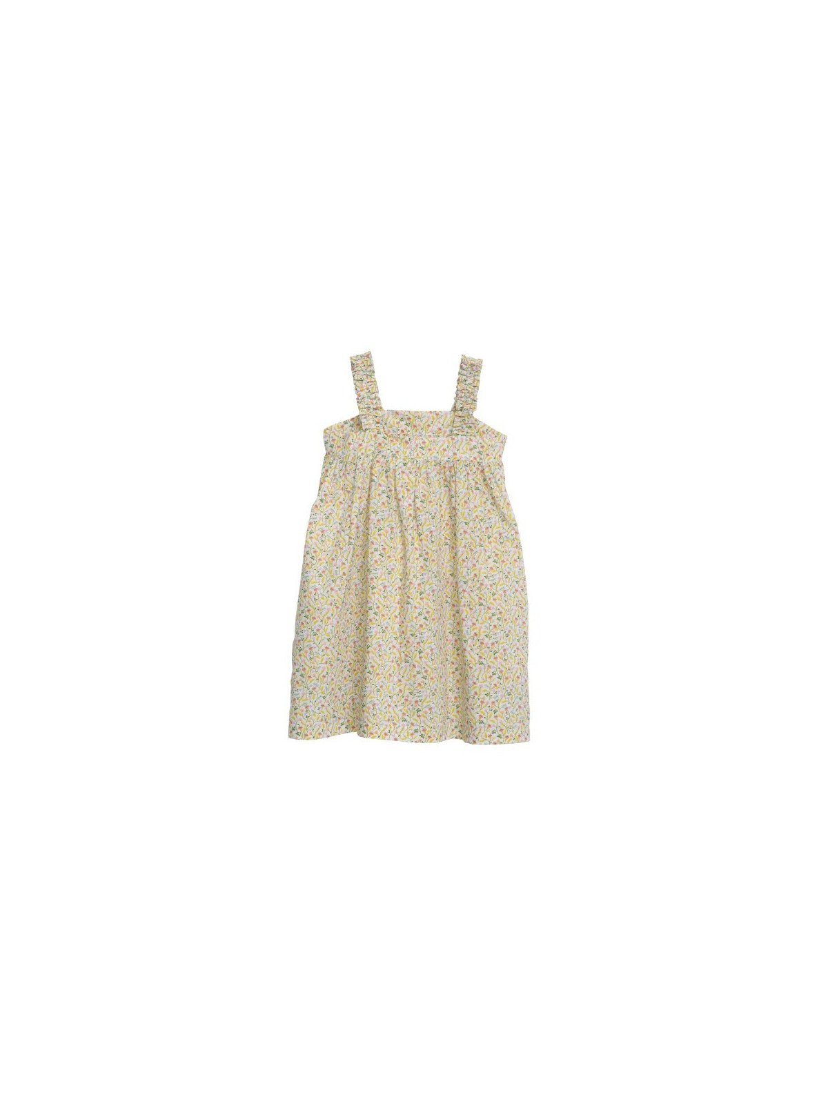 serendipity organics - Bio Kinder Trägerkleid mit Blumen-Allover