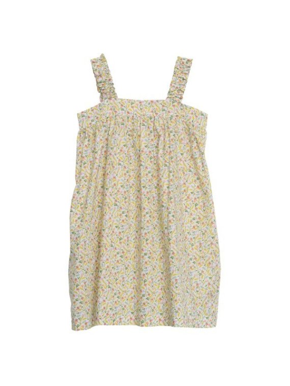 serendipity organics - Bio Kinder Trägerkleid mit Blumen-Allover