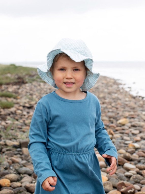 serendipity organics - Bio Kinder Jerseykleid, pale blue