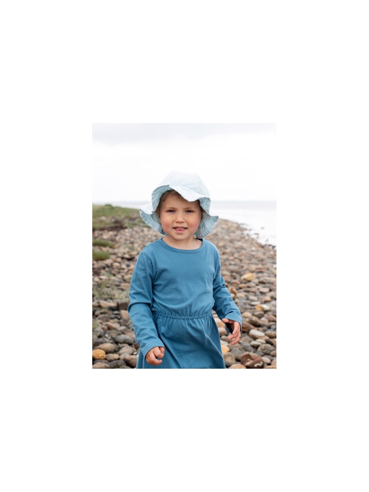 serendipity organics - Bio Kinder Jerseykleid, pale blue