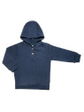 Leela Cotton - Bio Kinder Kapuzenshirt, indigo