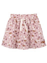 pure pure by BAUER - Bio Kinder Musselin Rock mit Blumen-Druck, pflaume