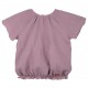pure pure by BAUER - Bio Kinder Musselin Bluse mit Punkten, lavendel