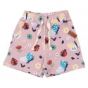 Walkiddy - Bio Kinder Jersey Shorts mit Marienkäfer und Schmetterlingen-Allover