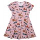 Walkiddy - Bio Kinder Jersey Kleid mit Pferde-Allover