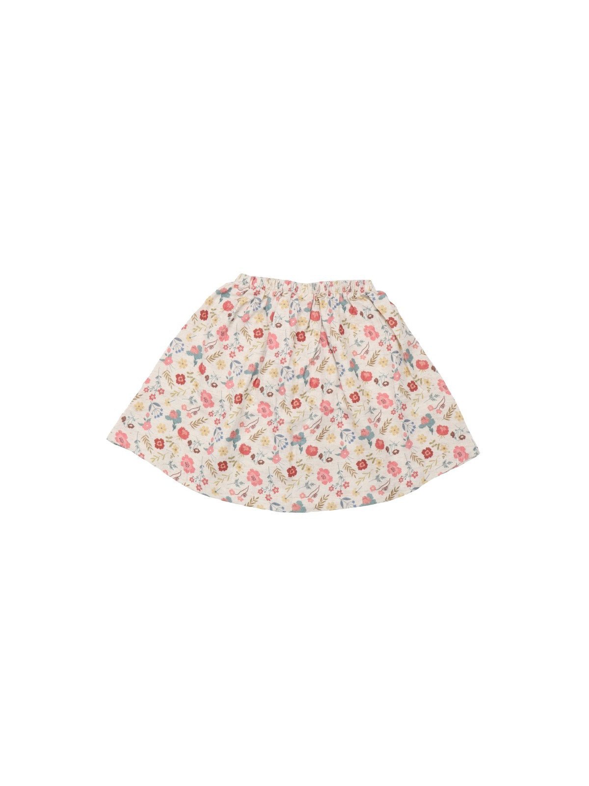 Walkiddy - Bio Kinder Musselin Rock mit "Flowers & Leaves"-Allover