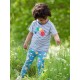 kite kids - Bio Kinder T-Shirt mit Raupen-Applikation