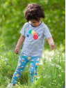 kite kids - Bio Kinder T-Shirt mit Raupen-Applikation