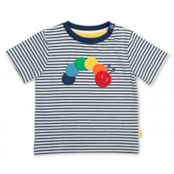 kite kids - Bio Kinder T-Shirt mit Raupen-Applikation