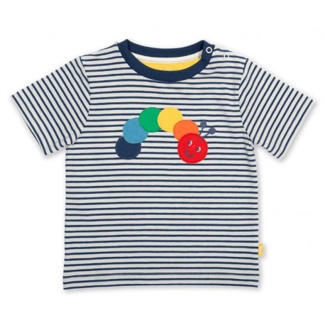 kite kids - Bio Kinder T-Shirt mit Raupen-Applikation