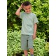 kite kids - Bio Kinder T-Shirt mit Krokodil-Applikation