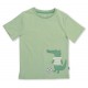 kite kids - Bio Kinder T-Shirt mit Krokodil-Applikation