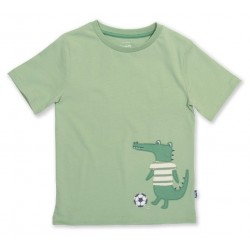 kite kids - Bio Kinder T-Shirt mit Krokodil-Applikation