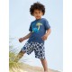 kite kids - Bio Kinder T-Shirt mit Dino-Applikation