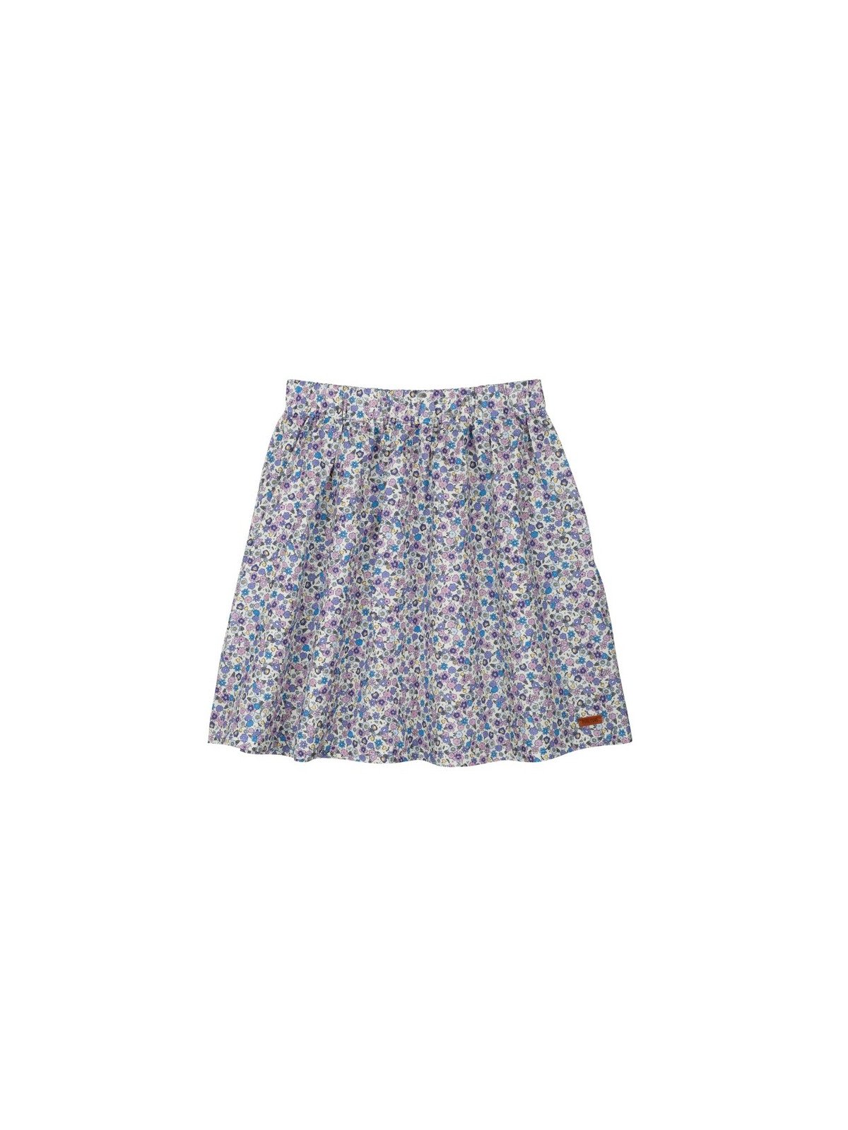 pure pure by BAUER - Bio Kinder Rock mit Sommerblumen-Allover, mauve