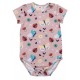 Walkiddy - Bio Baby Body kurzarm mit Marienkäfer und Schmetterlingen-Allover