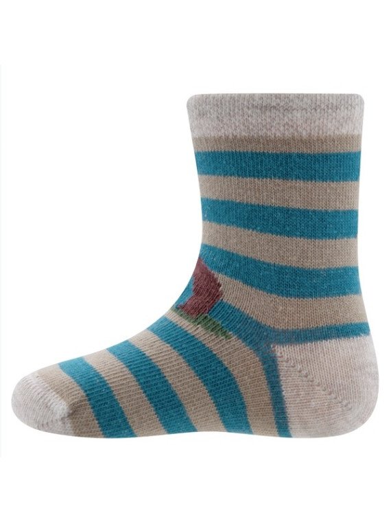 Ewers - Bio Kinder Socken mit Schnecken-Motiv