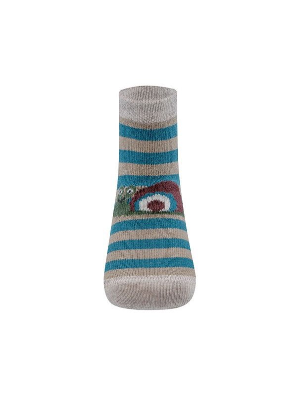 Ewers - Bio Kinder Socken mit Schnecken-Motiv