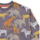 Sense Organics - Bio Kinder Sweatshirt "DARI" mit Safari-Allover