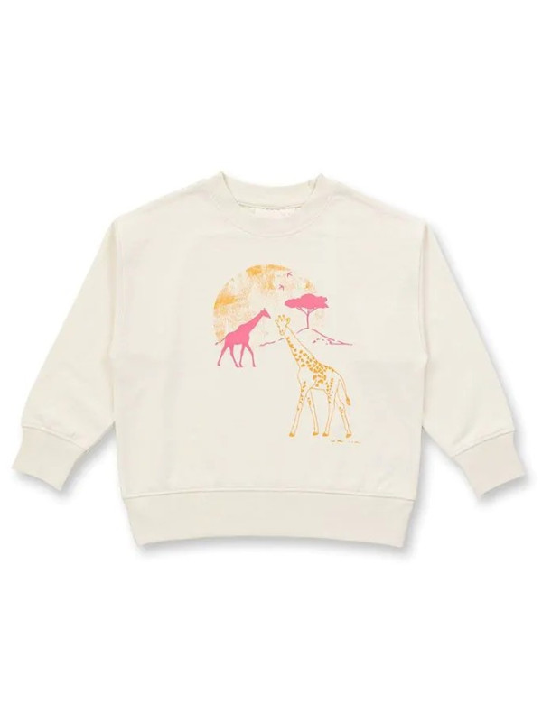 Sense Organics - Bio Kinder Sweatshirt "DARI" mit Safari-Druck